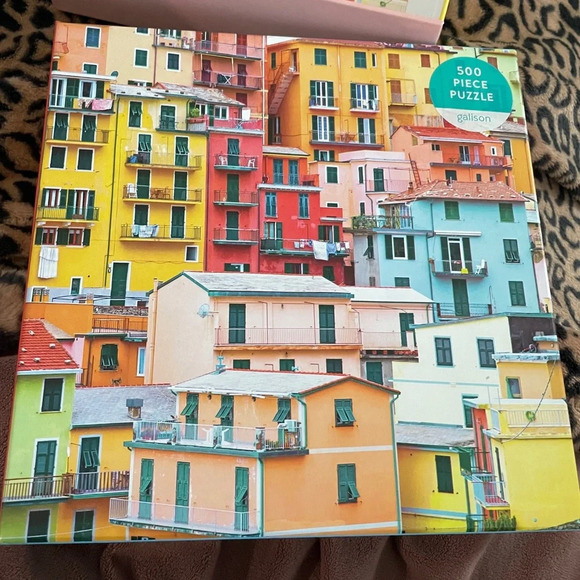 Galison Ciao from Cinque Terre 500 Piece Jigsaw Puzzle - Picture 1 of 4